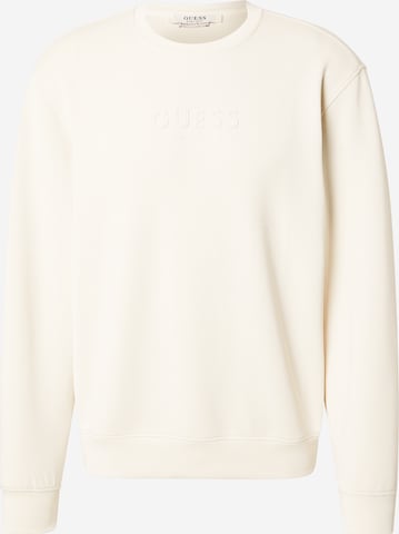 GUESS Sweatshirt i beige: framsida