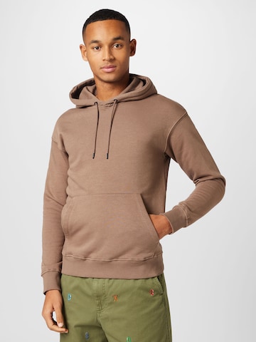 JACK & JONES Sweatshirt 'Star' in Braun: predná strana