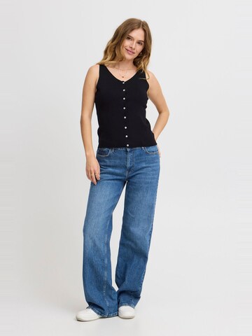 PULZ Jeans Strickjacke ' Sara ' in Schwarz