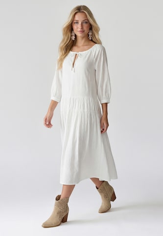 IZIA Kleid 'Boho' in Weiß