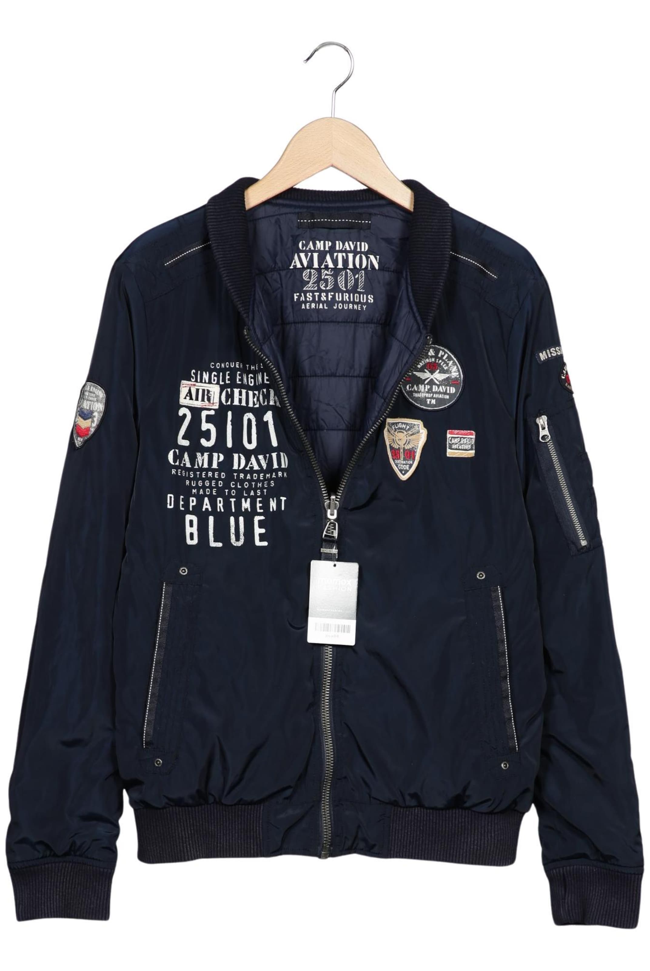 CAMP DAVID Jacket & Coat in M in Blue: front