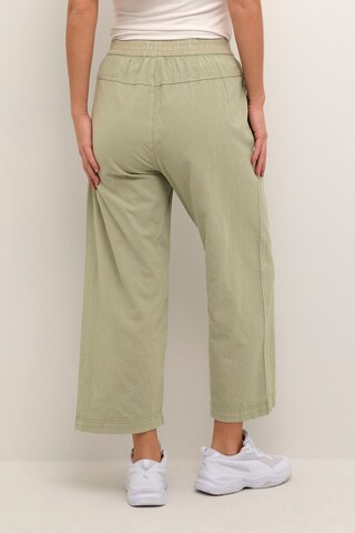 Kaffe Wide leg Pants 'Anaya' in Green