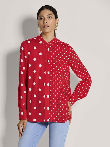 Chemisier MADELEINE en rouge : devant