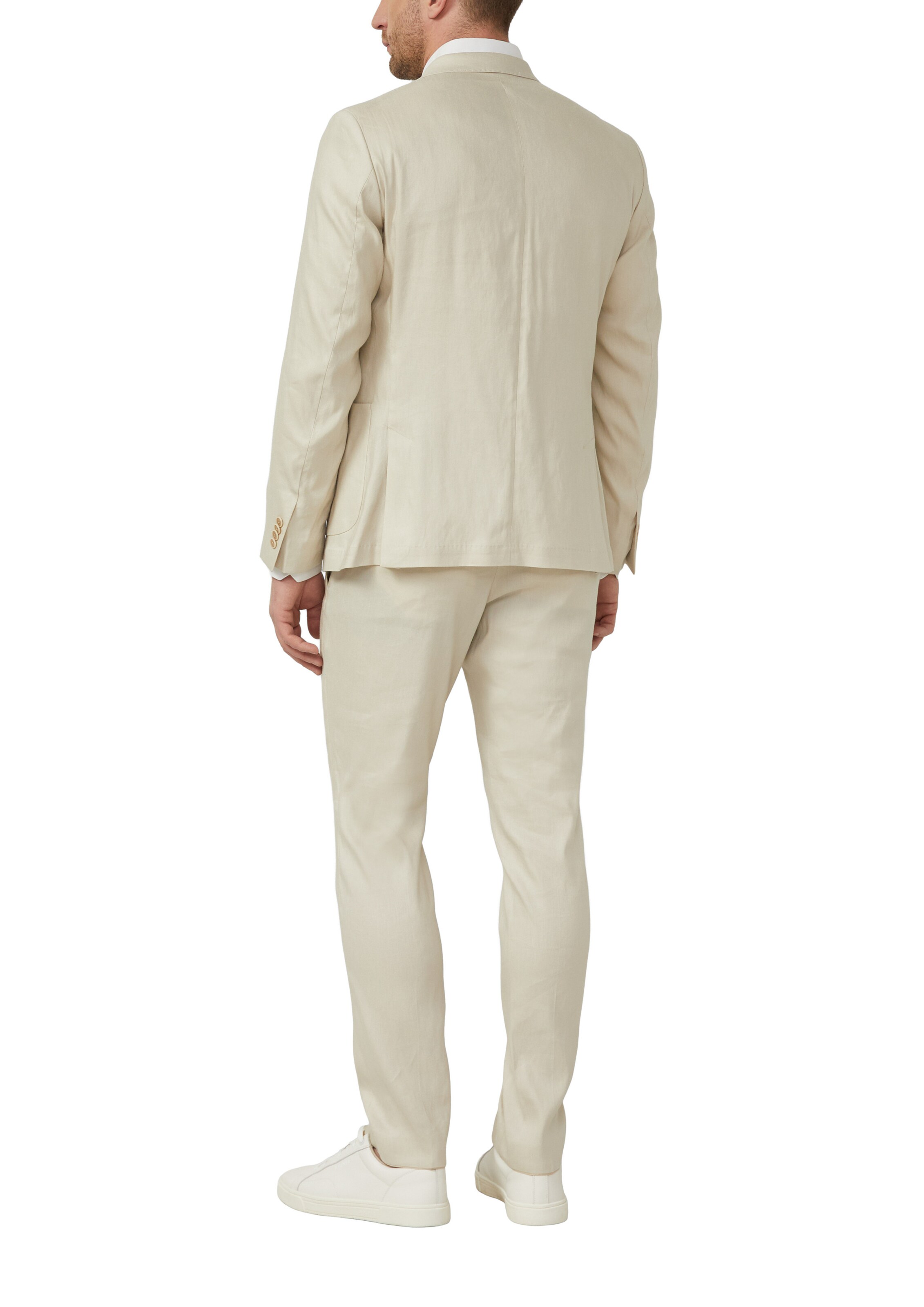 s.Oliver Slim fit Colbert ' S.OPURE ' in Beige