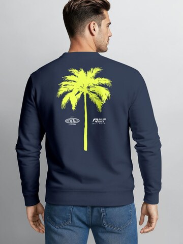 Neverless Sweatshirt 'Palme'‌‌‌‌‌‌‌ in Blau