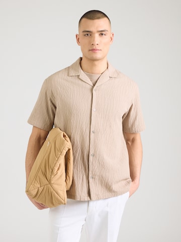 Jack & Jones Premium Regular Fit Paita 'JPRBLAJAKE' värissä beige: etupuoli