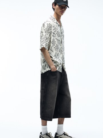 Pull&Bear Comfort fit Overhemd in Beige