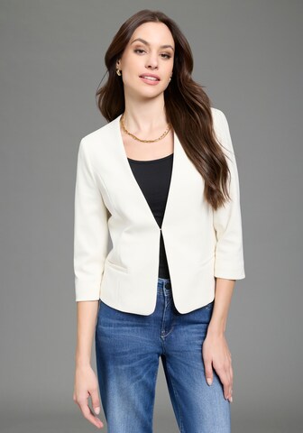 LAURA SCOTT Blazer in White: front