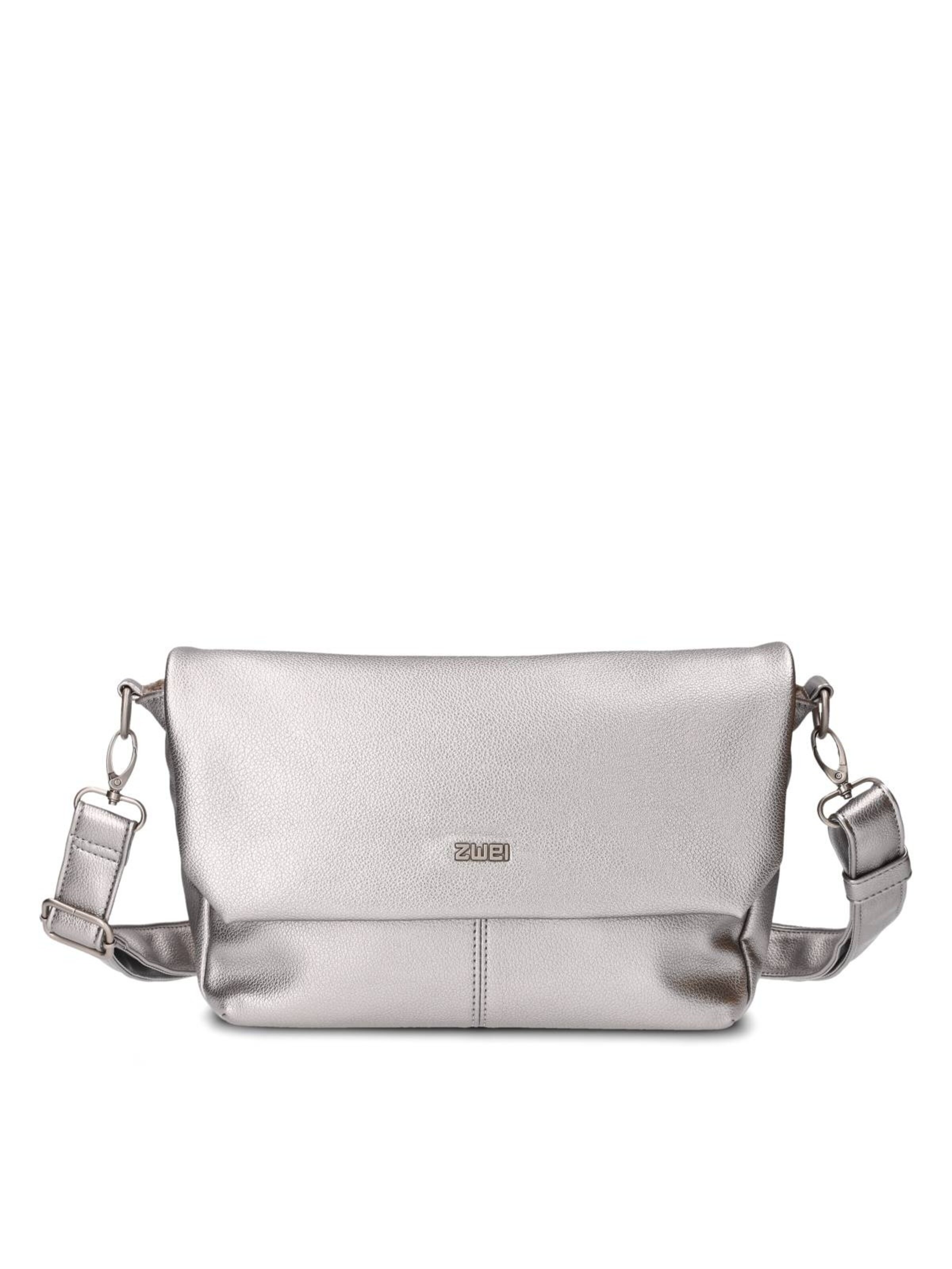 ZWEI - Bolso de mano 'MADEMOISELLE.M M60' en plata