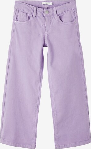 NAME IT Wide Leg Jeans 'Rose' in Lila: predná strana