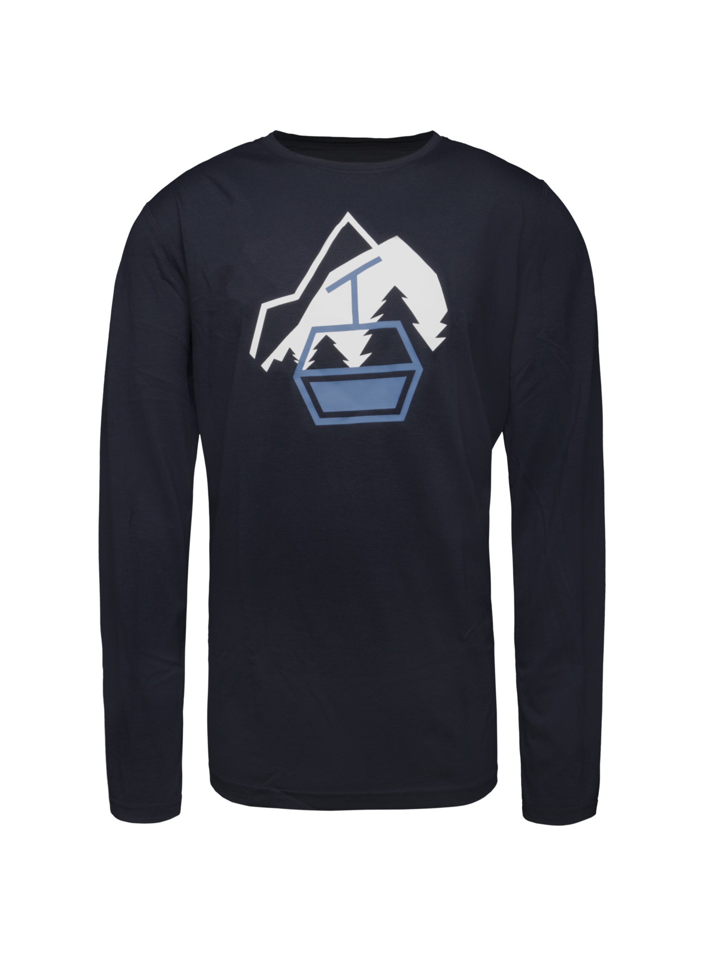 Schöffel Performance shirt 'Glogghus' in Blue: front