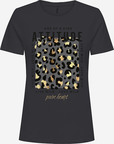 ONLY Majica 'KITA' u zlatno žuta / bazalt siva / crna, Pregled proizvoda