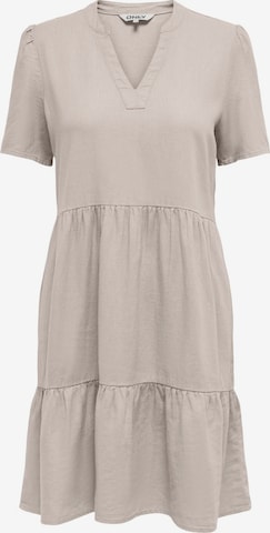 ONLY Kleid 'ONLTIRI-CARO' in Grau: Vorderseite