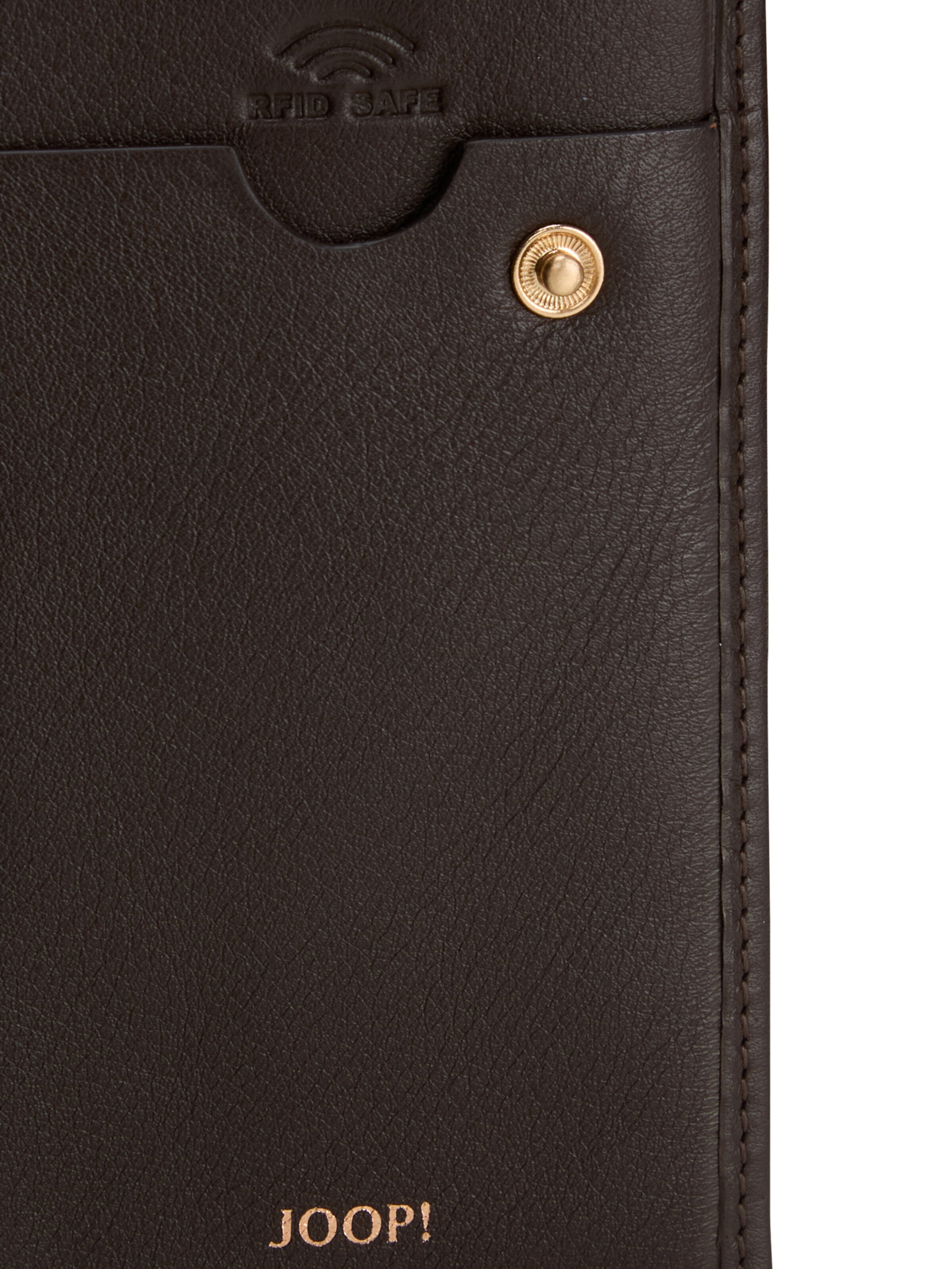JOOP! Wallet 'Leggero Stampa Europa' in Brown