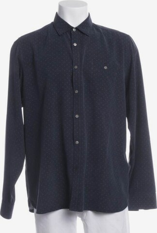 Ted Baker Button Up Shirt in XL in Blue: front