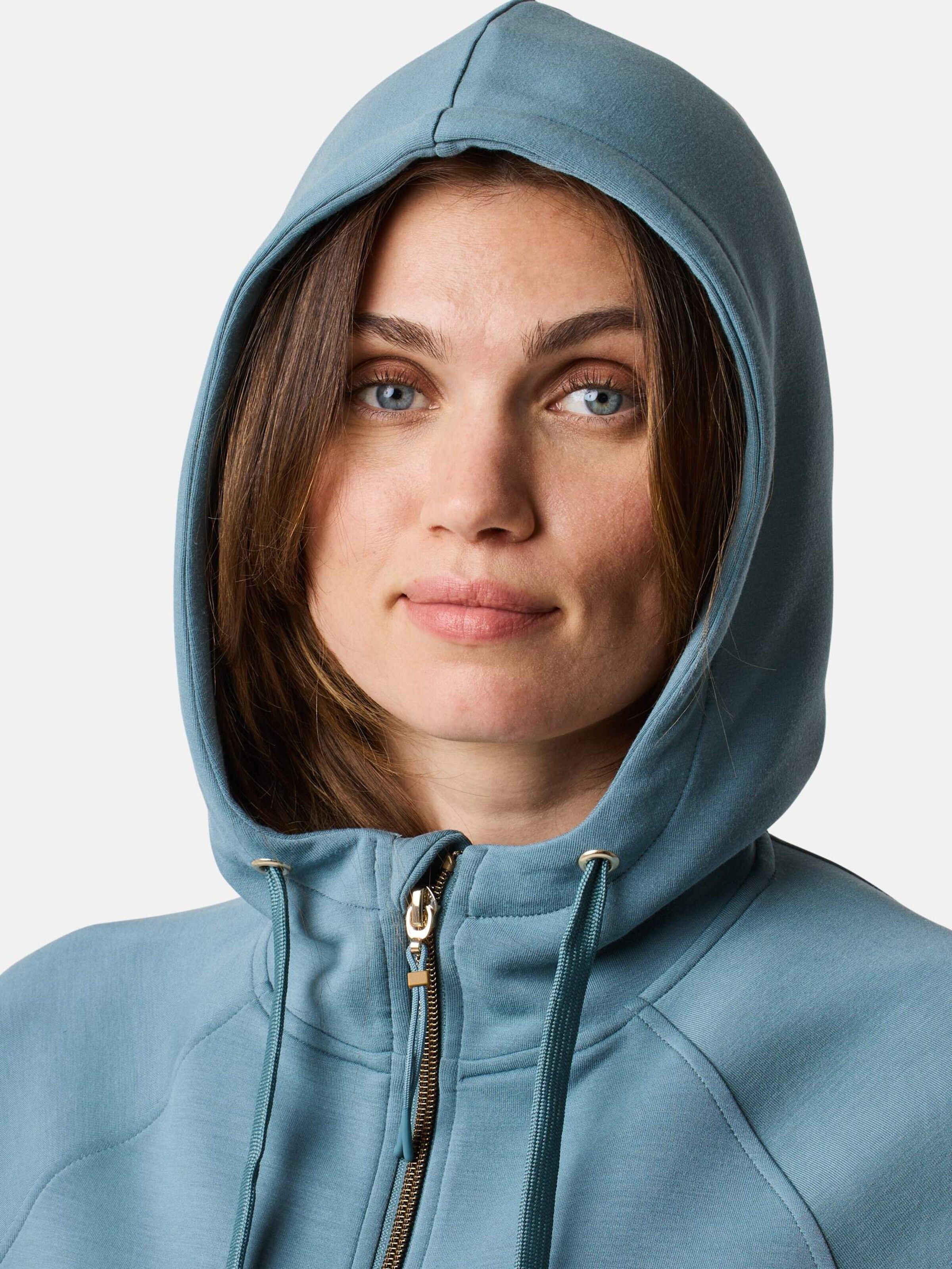Seaside Sweat jacket 'Lounge' in Blue
