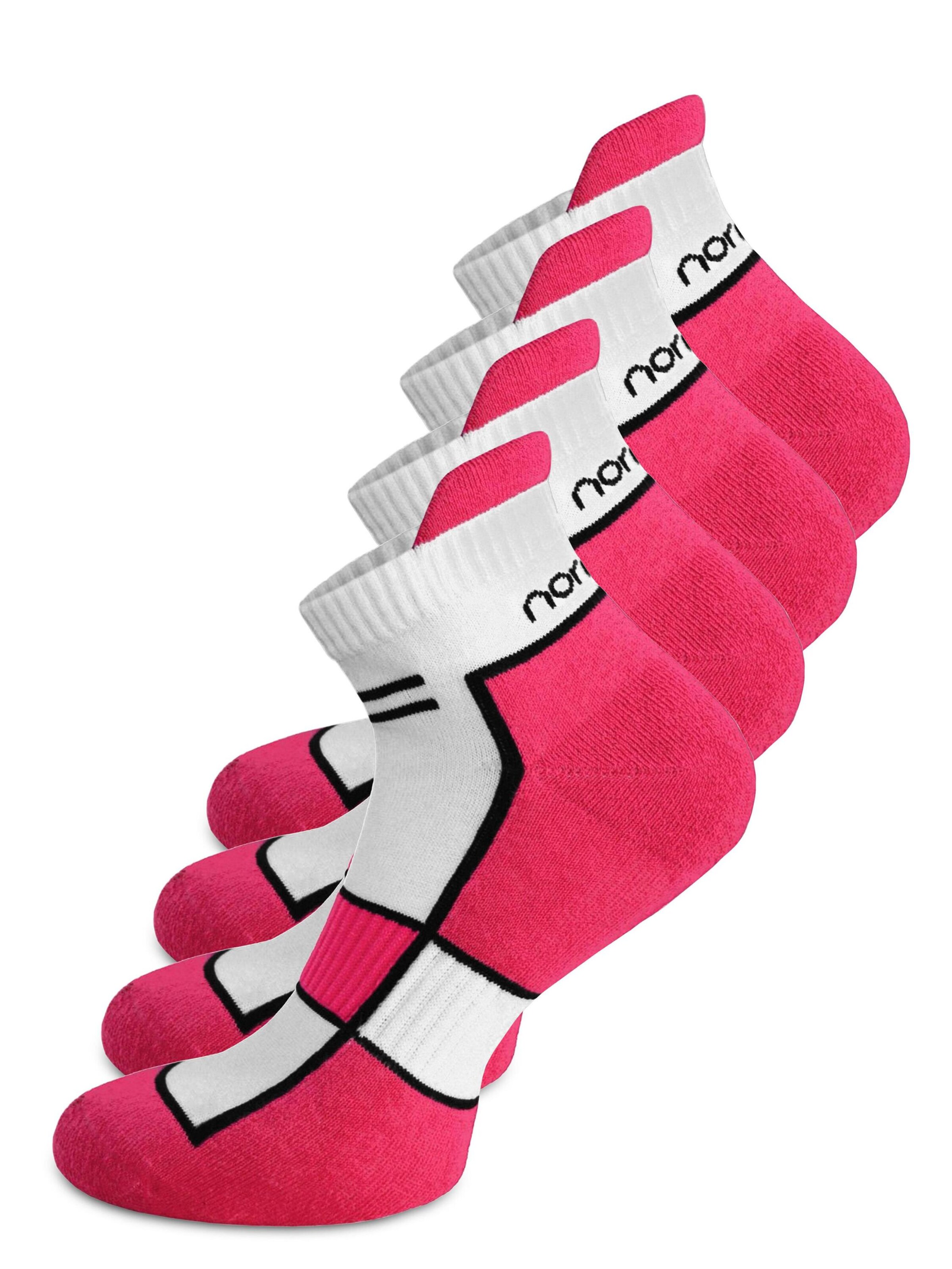 normani Sportsokken in Roze: voorkant