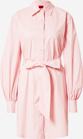 Robe-chemise 'Kaisanna' HUGO en rose : devant