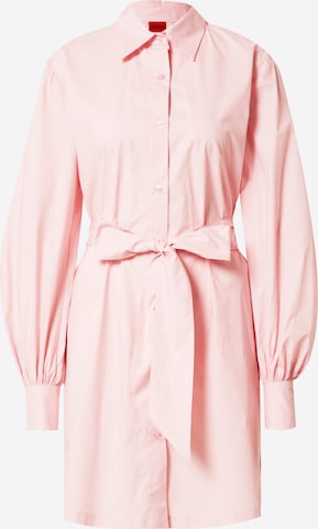 HUGO Red Shirt dress 'Kaisanna' in Pink: front