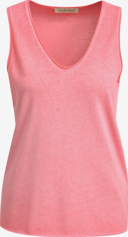 Smith&Soul Knitted Top in Pink: front