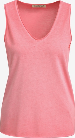 Smith&Soul Knitted top in Pink: front