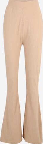 Flared Pantaloni di Missguided Tall in beige: frontale