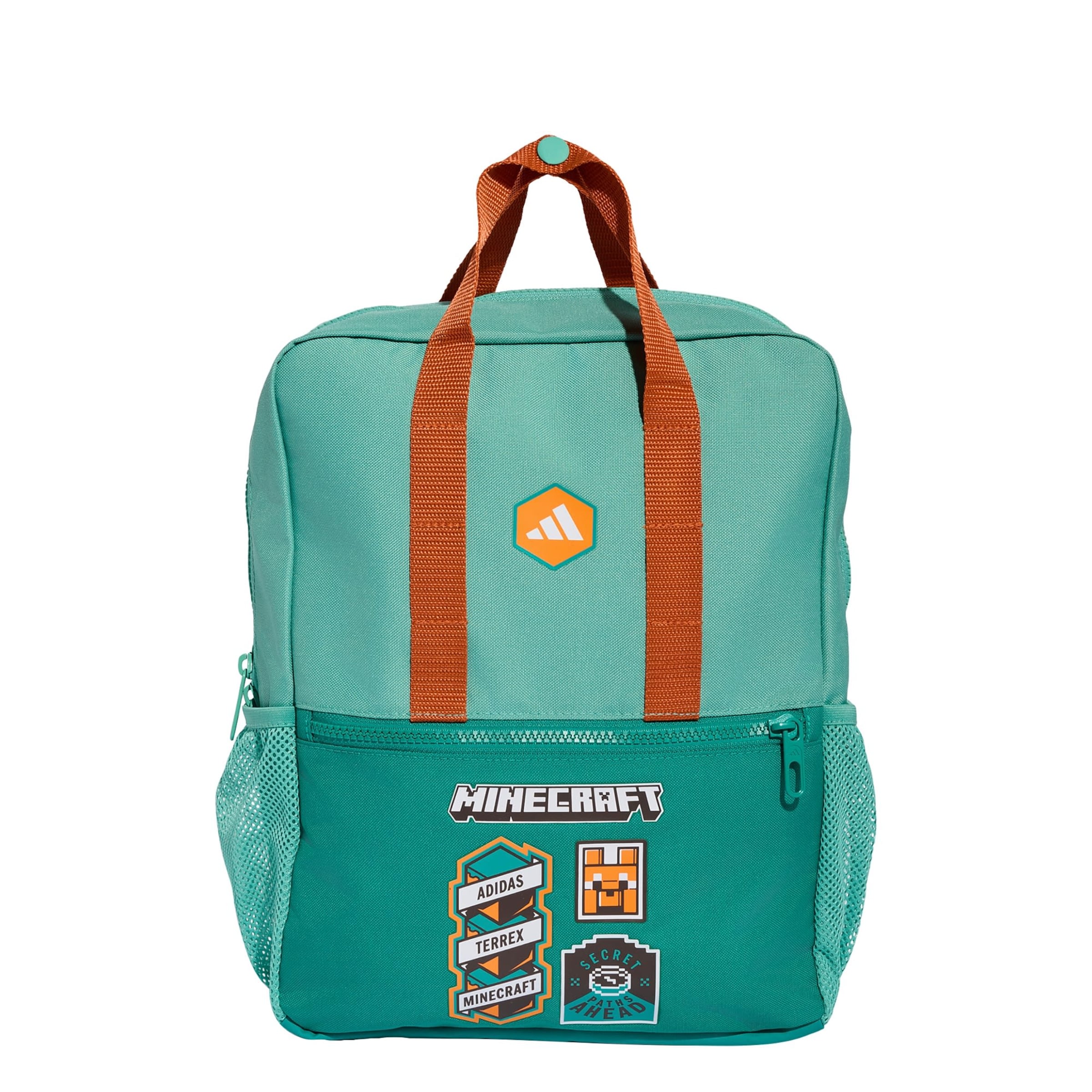 ADIDAS SPORTSWEAR - Mochilas desportivas 'Adidas x Minecraft' em verde: frente
