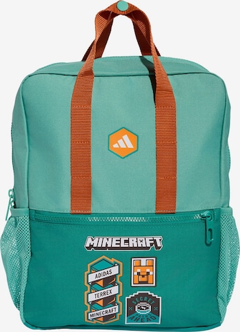 ADIDAS SPORTSWEAR - Mochilas desportivas 'Adidas x Minecraft' em verde: frente