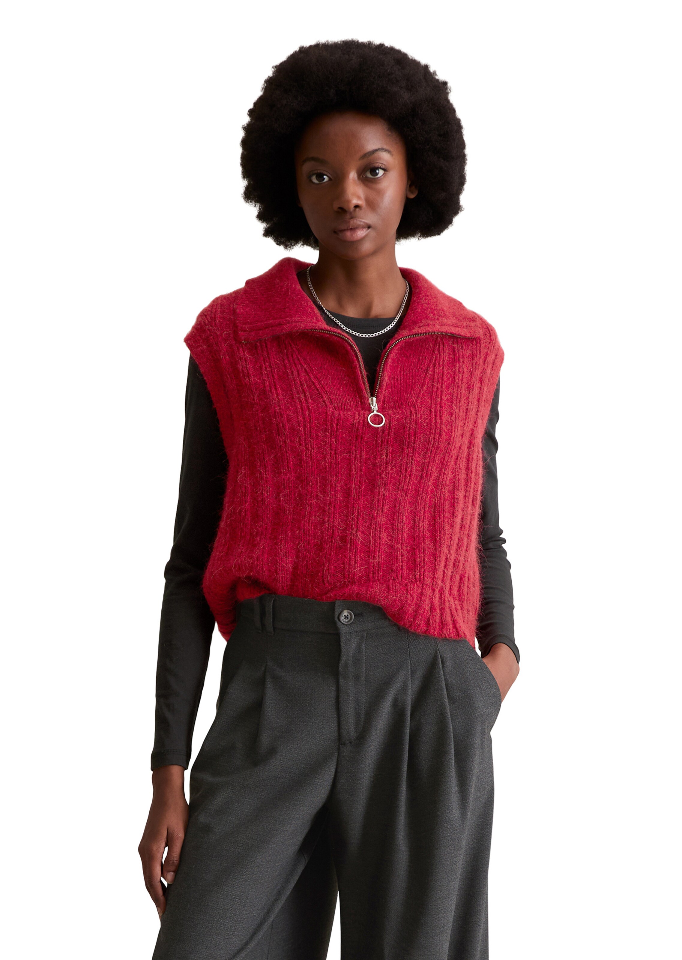 Marc O'Polo DENIM Pullover in Rot: Vorderseite