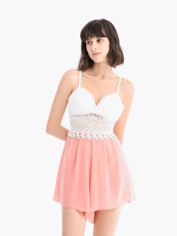 AIKI KEYLOOK Ολόσωμη φόρμα 'Romantasice' σε ροζ: μπροστά