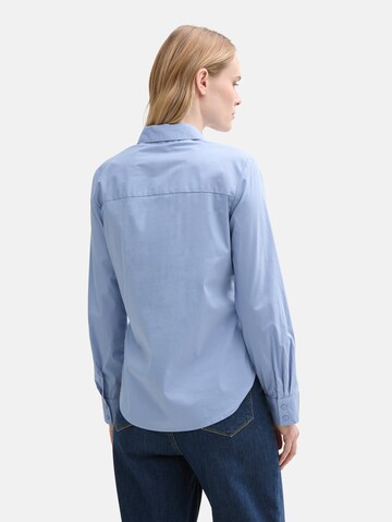 TOM TAILOR Bluse in Blau