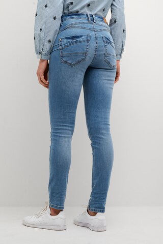 Cream Slimfit Jeans in Blauw
