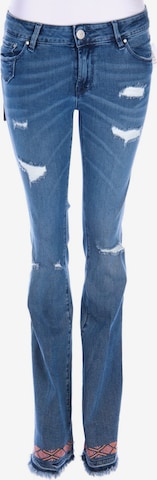 Don't Cry Flared Jeans in 29 in Blue: front