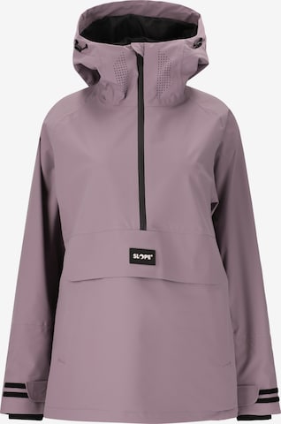 SLOPE Athletic Jacket 'Ruki' in Purple: front
