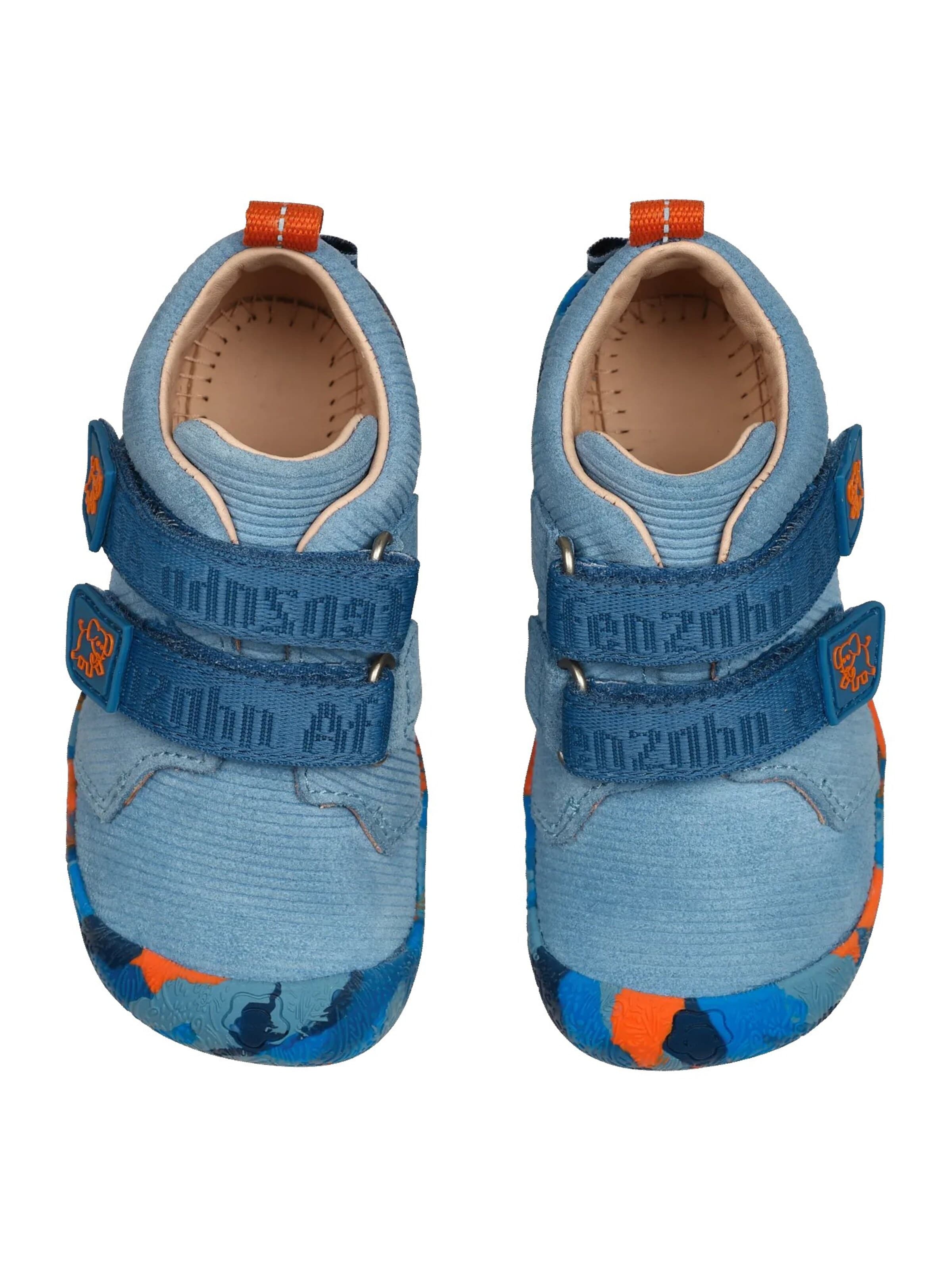 Affenzahn First-Step Shoes 'Lauflernschuh Leder Walky' in Blue