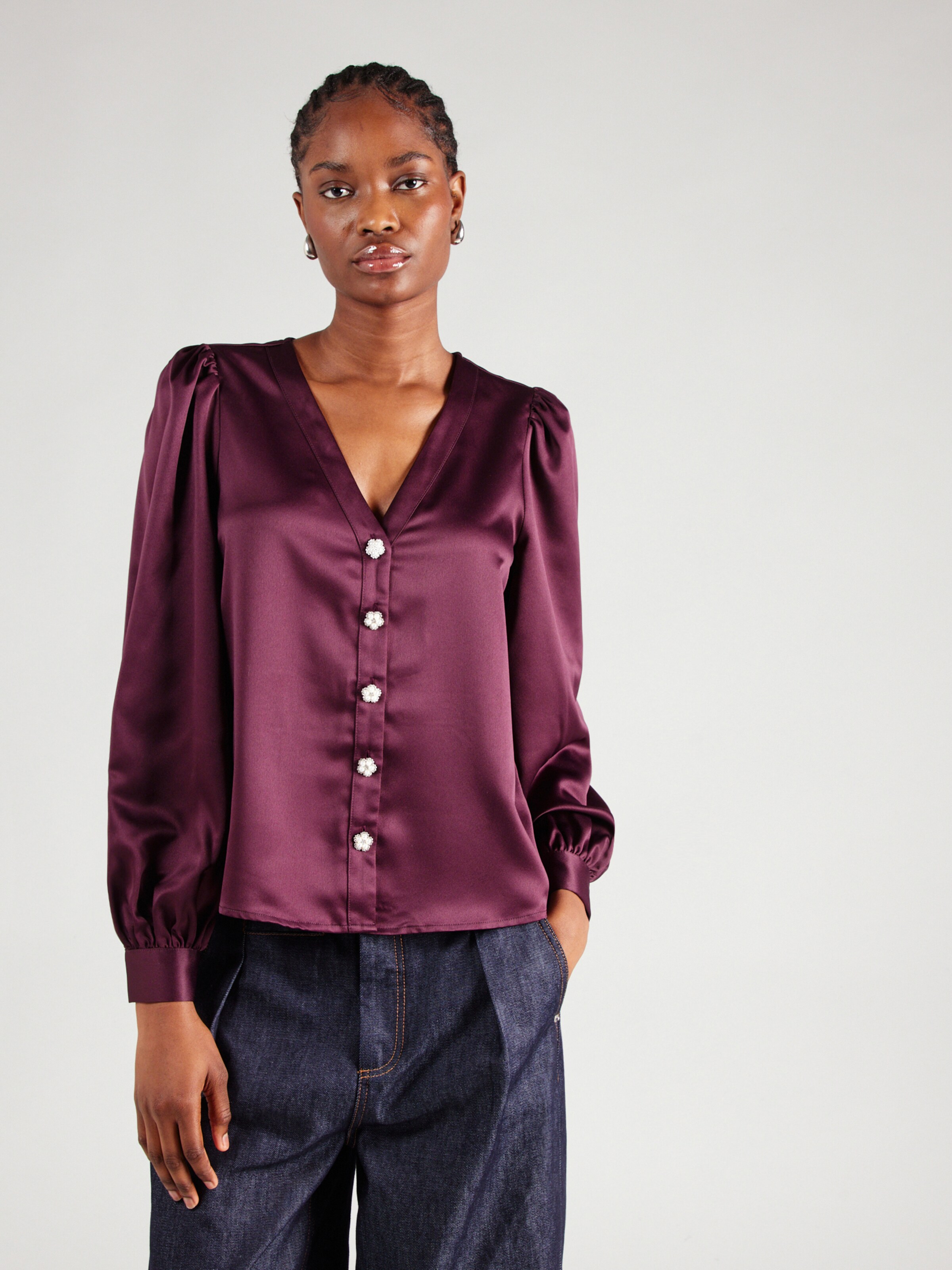 VERO MODA Blouse 'VMSELMA' in Wine Red | ABOUT YOU