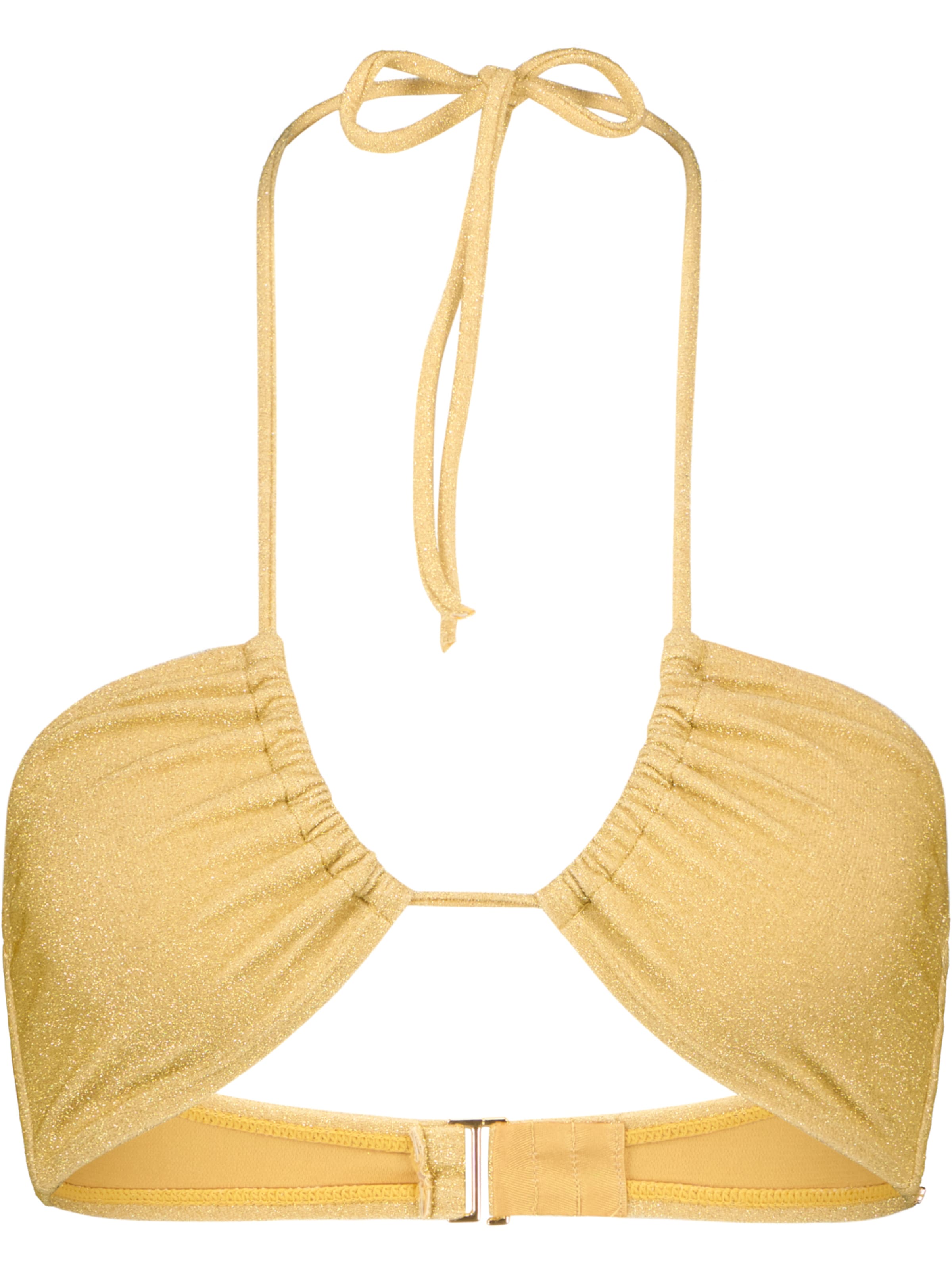 Hauts de bikini alife & kickin en or : devant