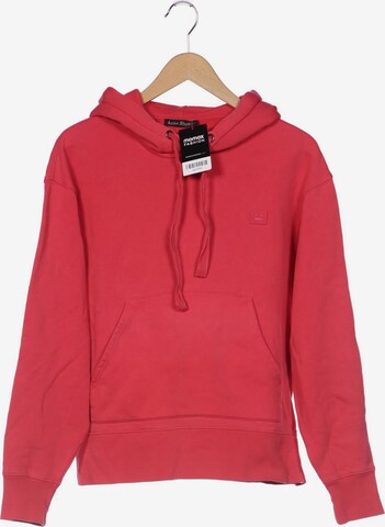 Acne Studios Sweatshirt & Zip-Up Hoodie in S in Pink: front