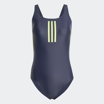 ADIDAS PERFORMANCE Športové jednodielne plavky - tmavomodrá / jablková, Produkt