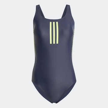 ADIDAS PERFORMANCE Bygelfri Sportbaddräkt i blå: framsida