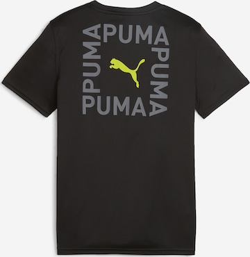 PUMA - Camiseta 'Fit' en negro