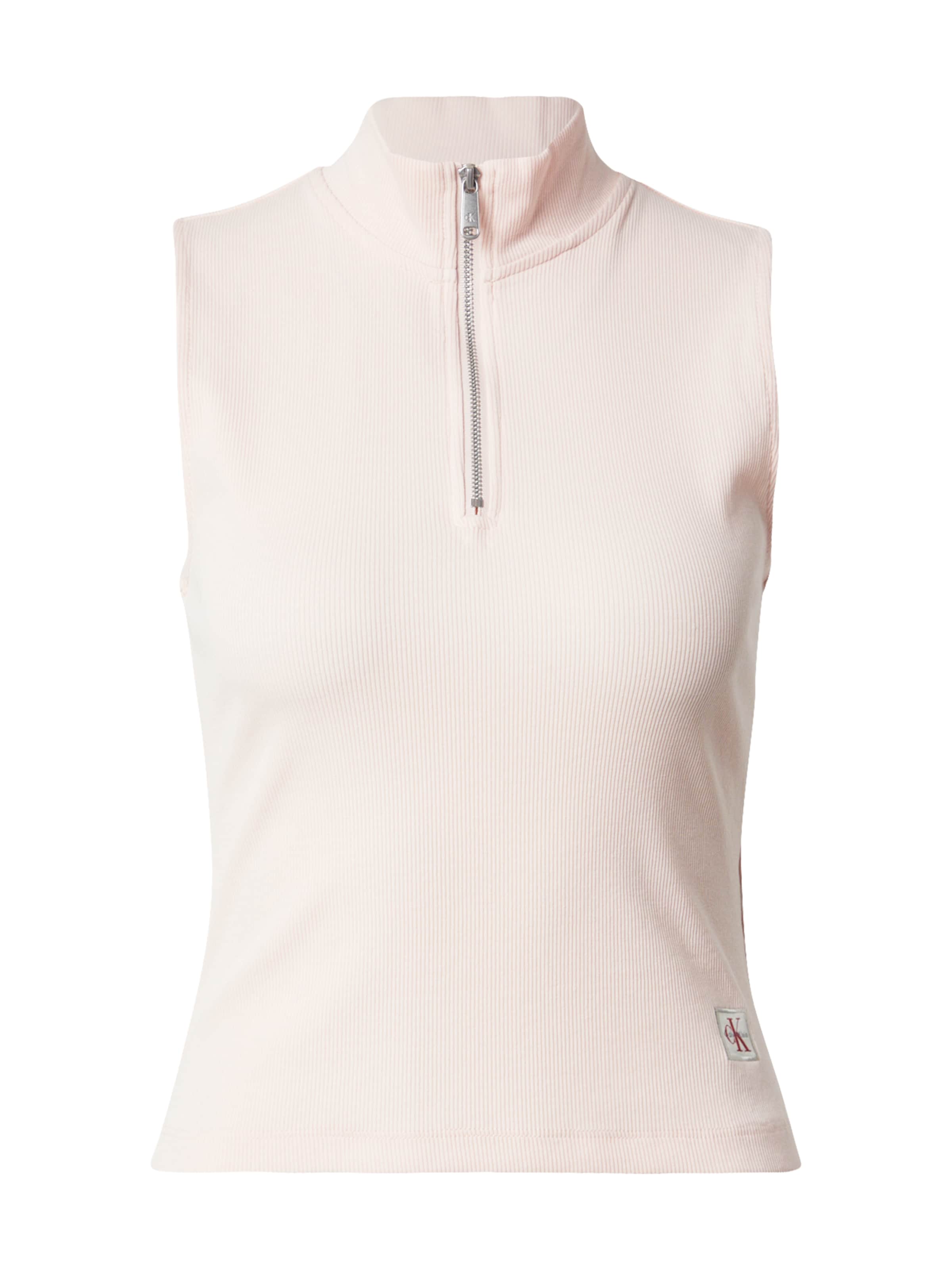 Calvin Klein Jeans Topp, värv roosa: eest vaates