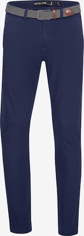 INDICODE JEANS Chino Pants 'Massy' in Blue: front