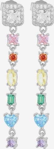 Akzent Earrings '"Mina" aus 925 Sterlingsilber, rhodiniert, langlebig' in Silver: front