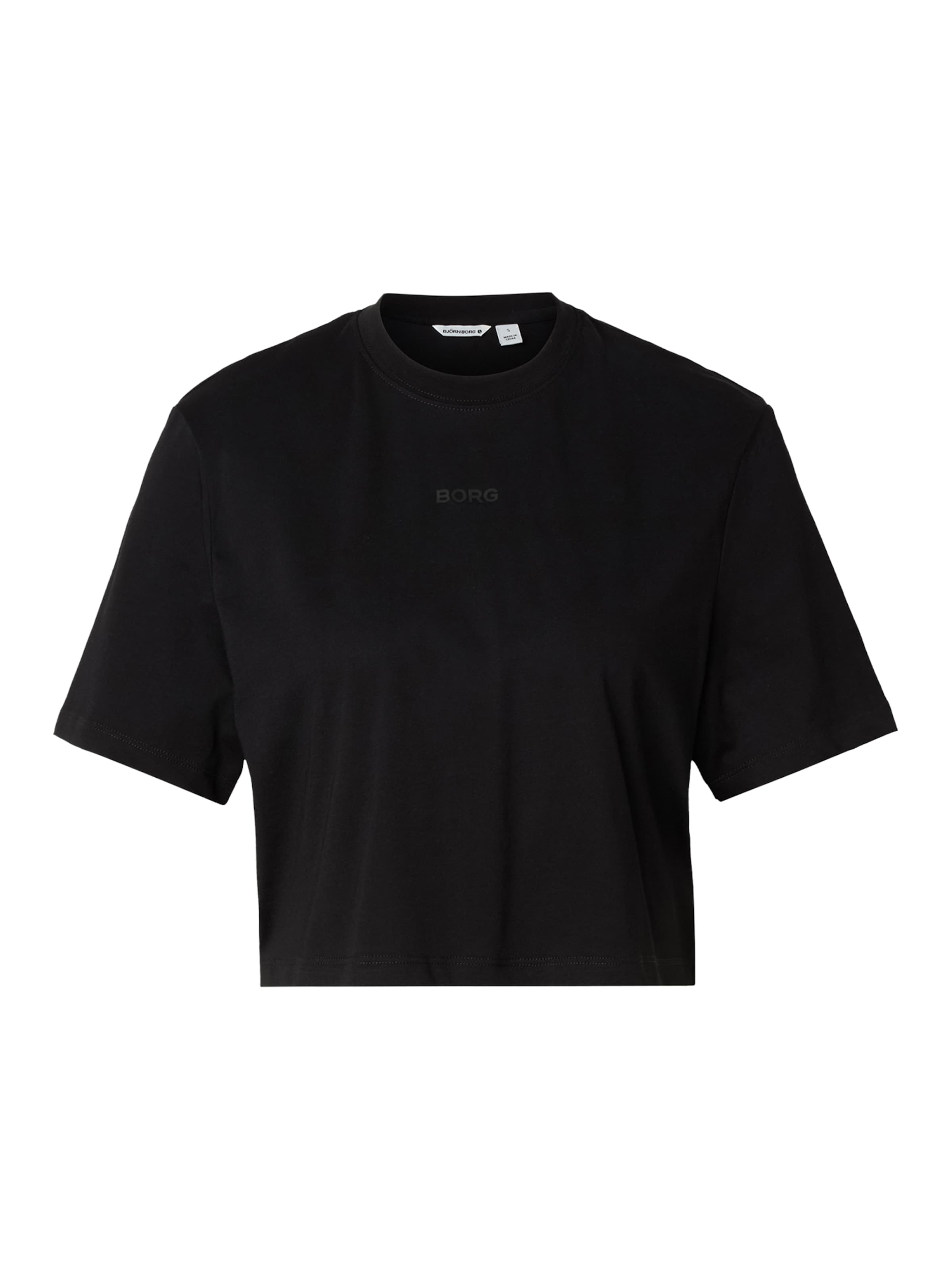 BJÖRN BORG Functioneel shirt 'STUDIO' in Zwart: voorkant