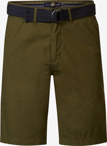 Pantalon chino Petrol Industries en vert : devant