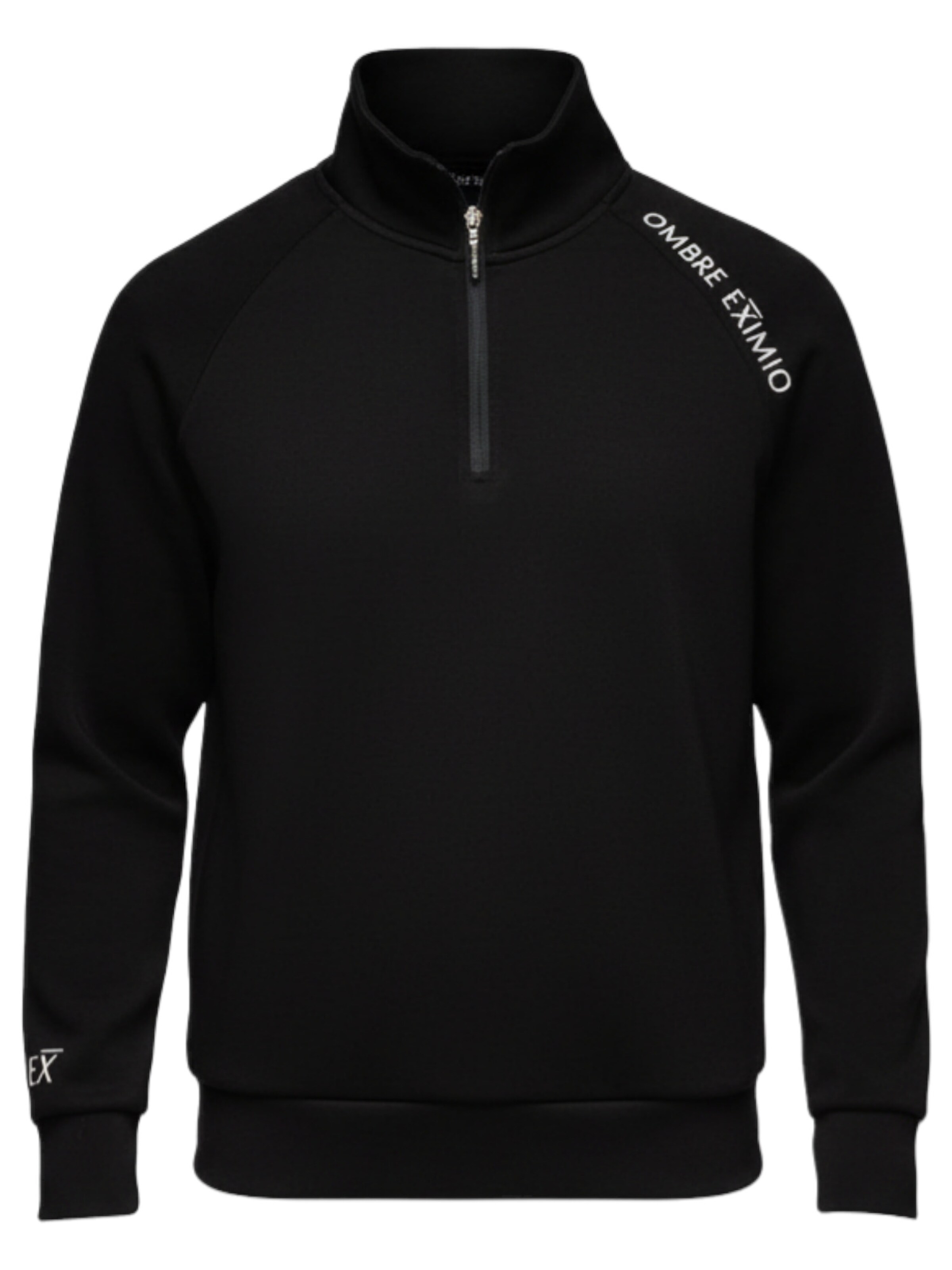 Ombre Sweatshirt in Zwart: voorkant