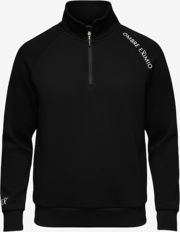 Ombre Sweatshirt in Zwart: voorkant