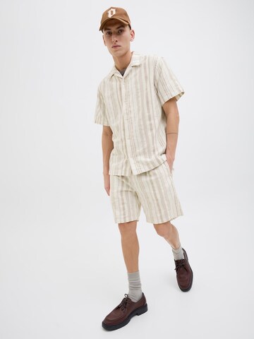 JACK & JONES Loose fit Pants 'JPSTJAIDEN BOHEME' in Beige