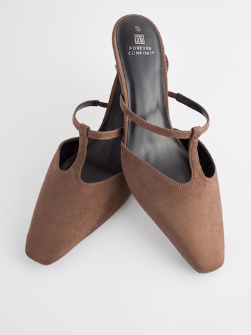 Next Pantolette 'Forever Comfort®' in Braun